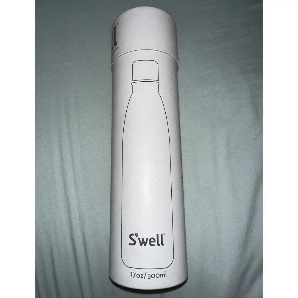 S’well Exotics Collection Stainless Steel Water Bottle - Blanc Crocodile 17 oz